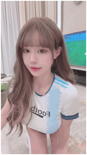 朱可儿私拍阿根廷女球迷